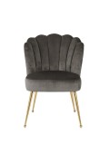 RICHMOND krzesło PIPPA STONE - welur, podstawa złota - Richmond Interiors